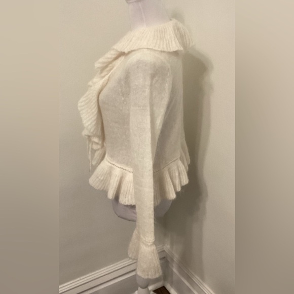 Escada Sport Elegant Ruffle Sweater - VINTAGE RETIRED Size Large - Picture 5 of 7